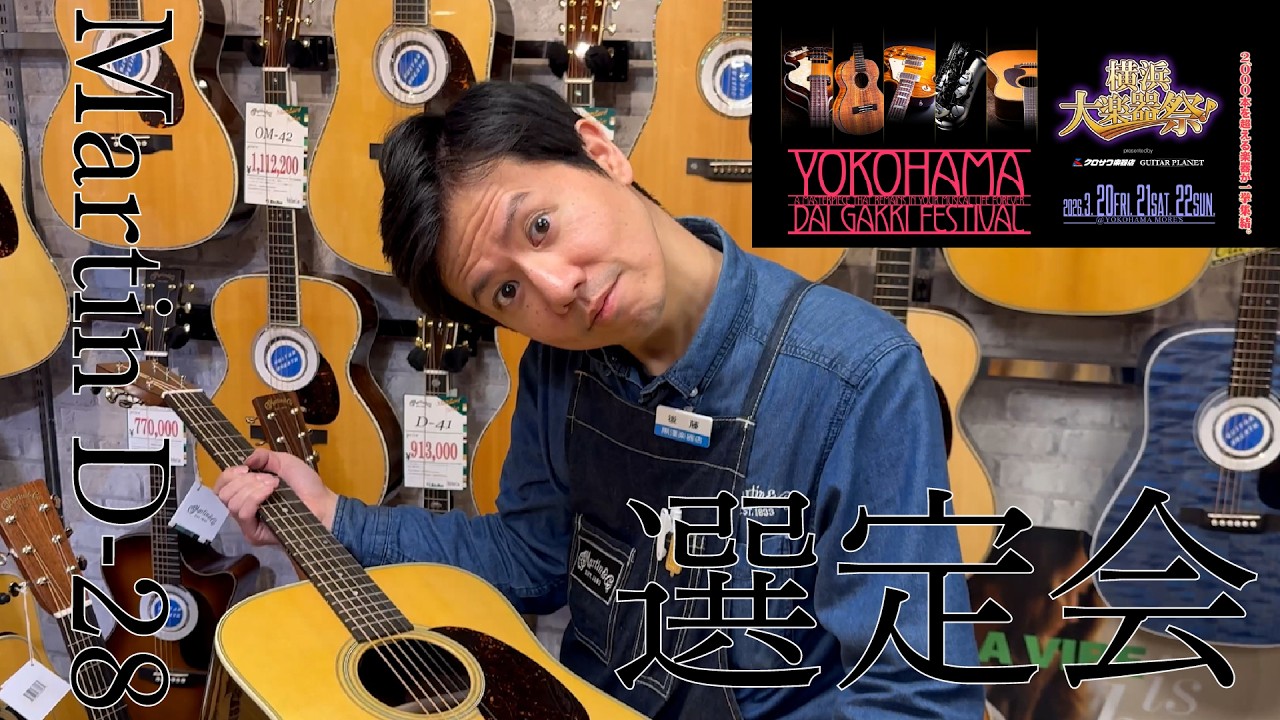 【選定】Martin D-28選び方の巻