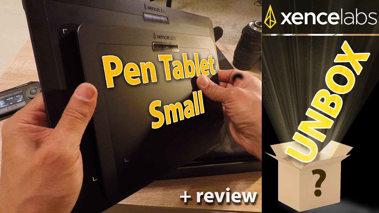 Unboxing & review Xencelabs Small Pen Tablet