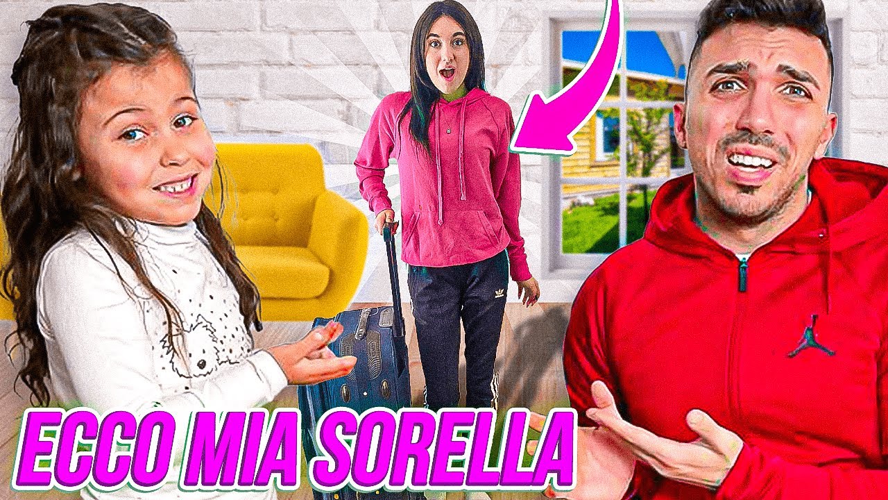 VI PRESENTIAMO LA SORELLA DI STEFANO PER LA PRIMA VOLTA E VIENE A VIVERE A CASA NOSTRA!!