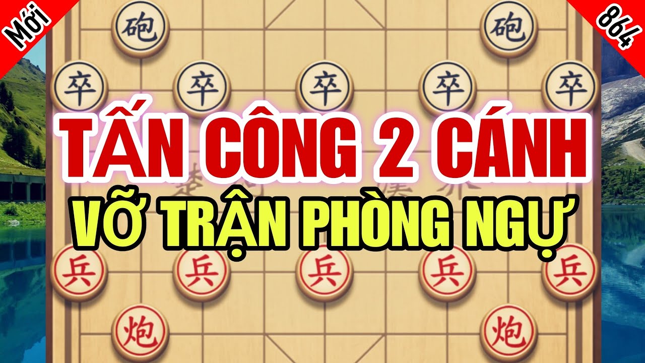 Tấn Công 2 Cánh Kéo 8 Quân Qua Sông Khiến Đối Thủ Vỡ Trận Phòng Ngự