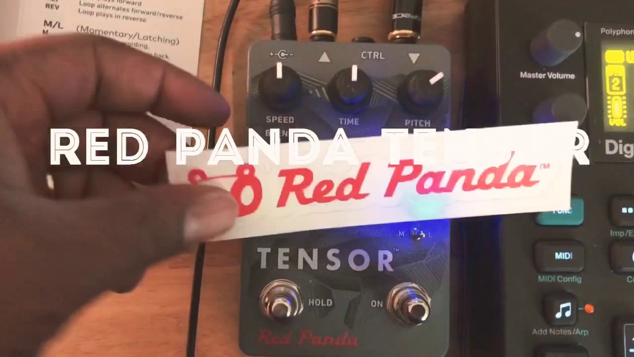 Red Panda Tensor - tape stop pedal