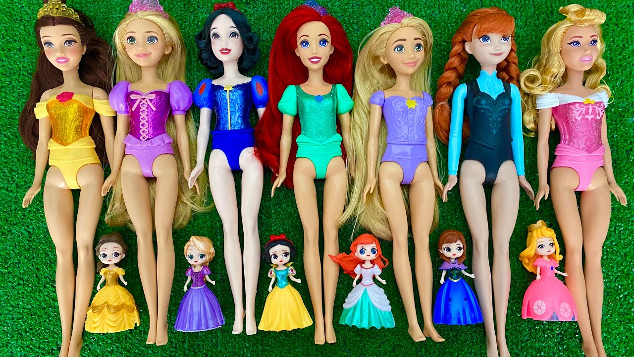 Satisfying with Unboxing & Review Disney Princess Frozen ELSA & Jasmine Toys! ASMR Relaxing