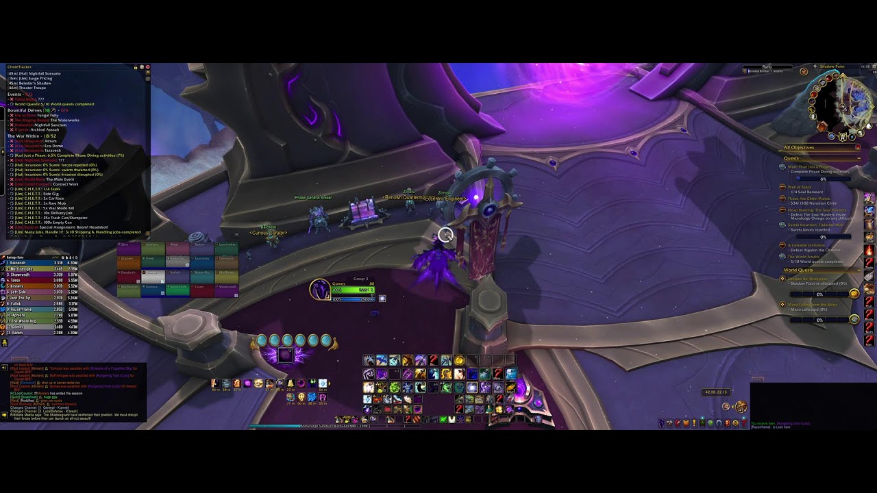 Mythic Dimensius Progression turned kill! - Shadow priest gameplay - Da Bishes Frostmourne OCE