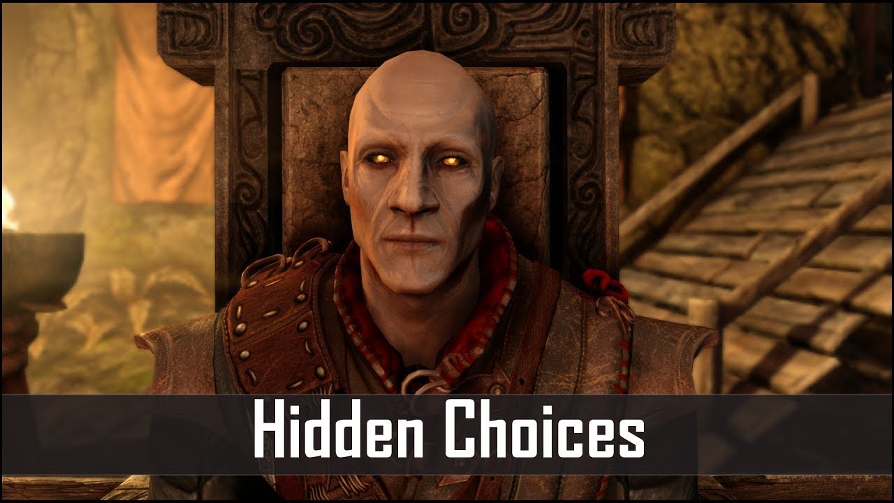 Skyrim: 5 секретных выборов, о которых вы не знали в The Elder Scrolls 5: Skyrim