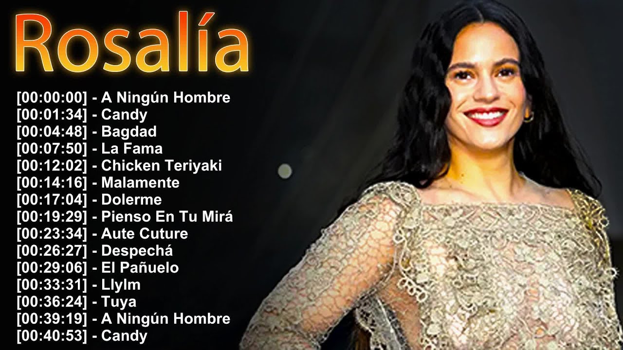 Rosalía 💿 Éxitos Urbanos y Profundos 💃 Canciones con Alma y Fuerza 2025