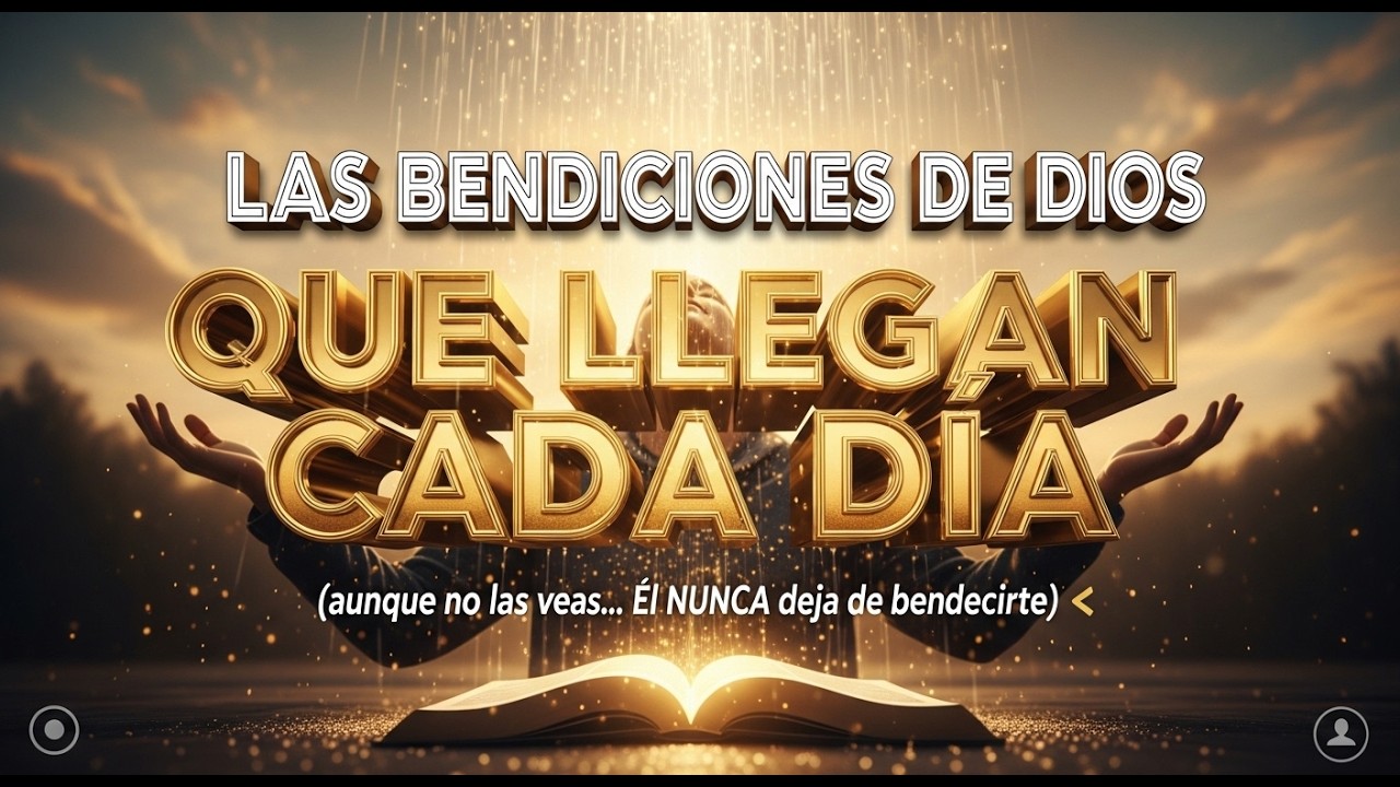 LAS BENDICIONES DE DIOS QUE LLEGAN CADA DÍA (aunque no las veas… Él NUNCA deja de bendecirte) 🙏✨🔥