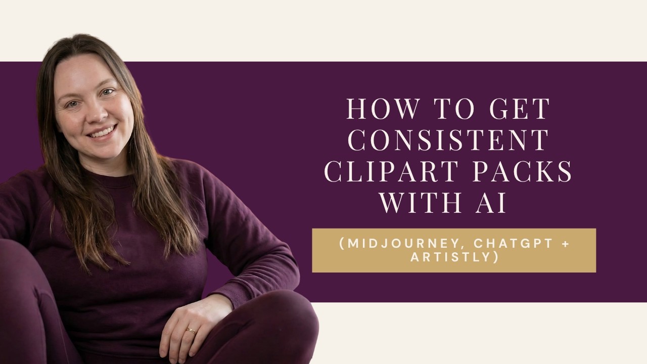 How to Get Consistent Clipart Packs with AI (MidJourney, ChatGPT + Artistly)