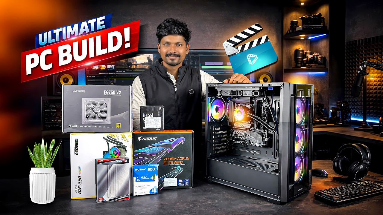 Best Video Editing PC Build 2026 | Intel Ultra5 245K + Gigabyte Z890 | Best PC For Edius & Premier
