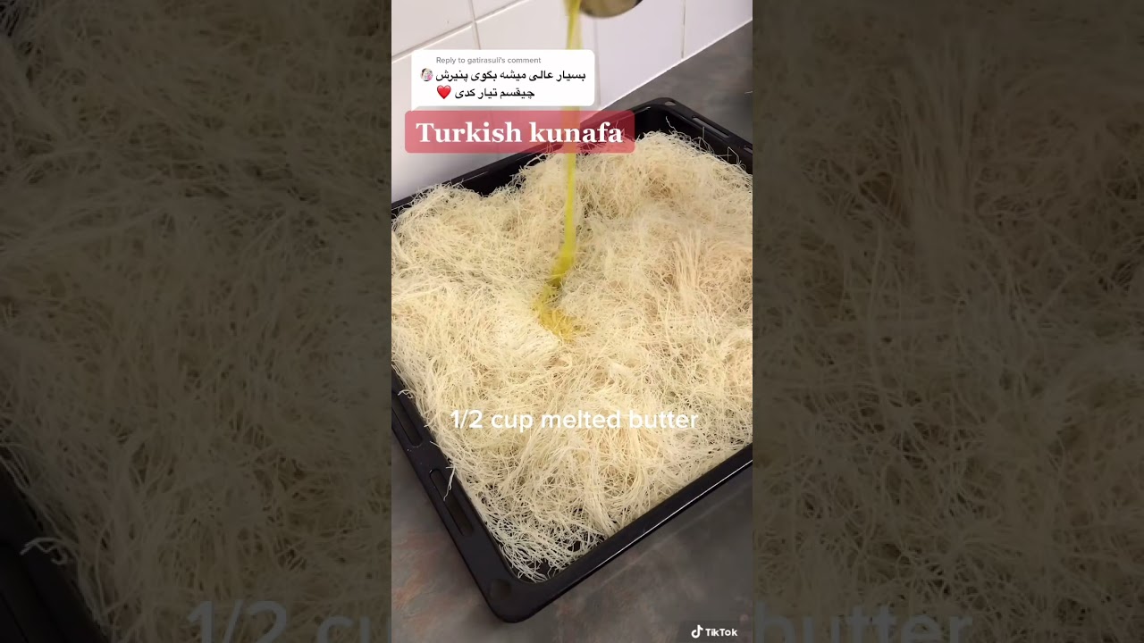 Turkish 🇹🇷 Kunafa  Recipe