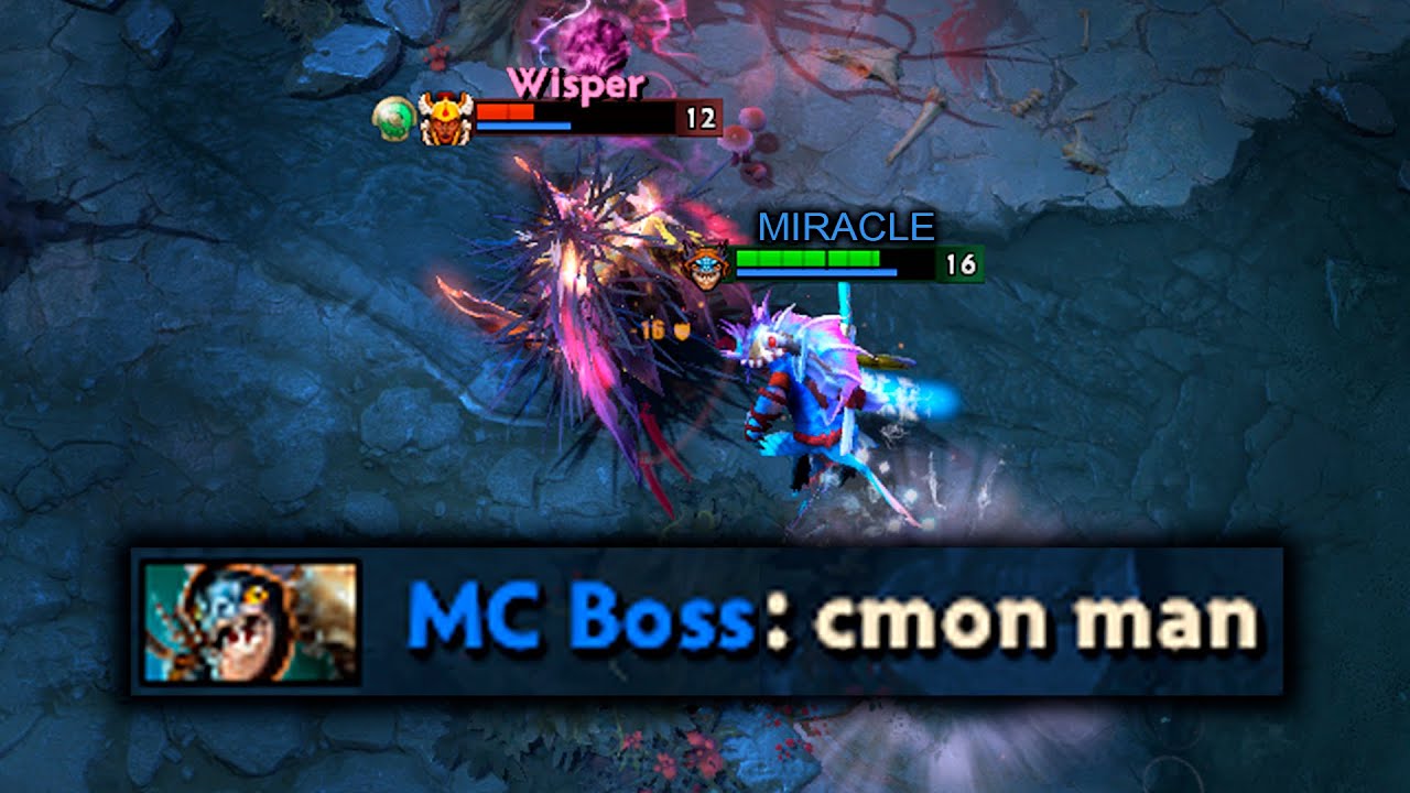 This happens when trying to counter Miracle