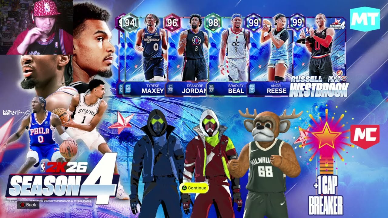 NBA2K26-MyCareer,Смотрим Пропуск SEASON 4,играем в Чемпионат 26-27,сезон2,часть4,На HOFE(серия33)