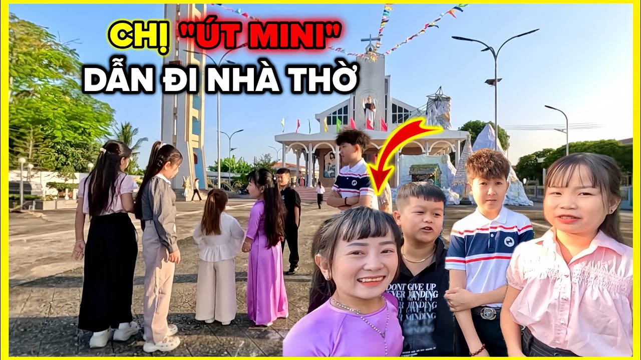 Cả Nh&oacute;m L&ecirc;n Đồ Đẹp V&agrave; Được Chị &ldquo;&Uacute;T MINI&rdquo; Dẫn Đi Nh&agrave; Thờ | Đầu Bếp T&iacute; Hon