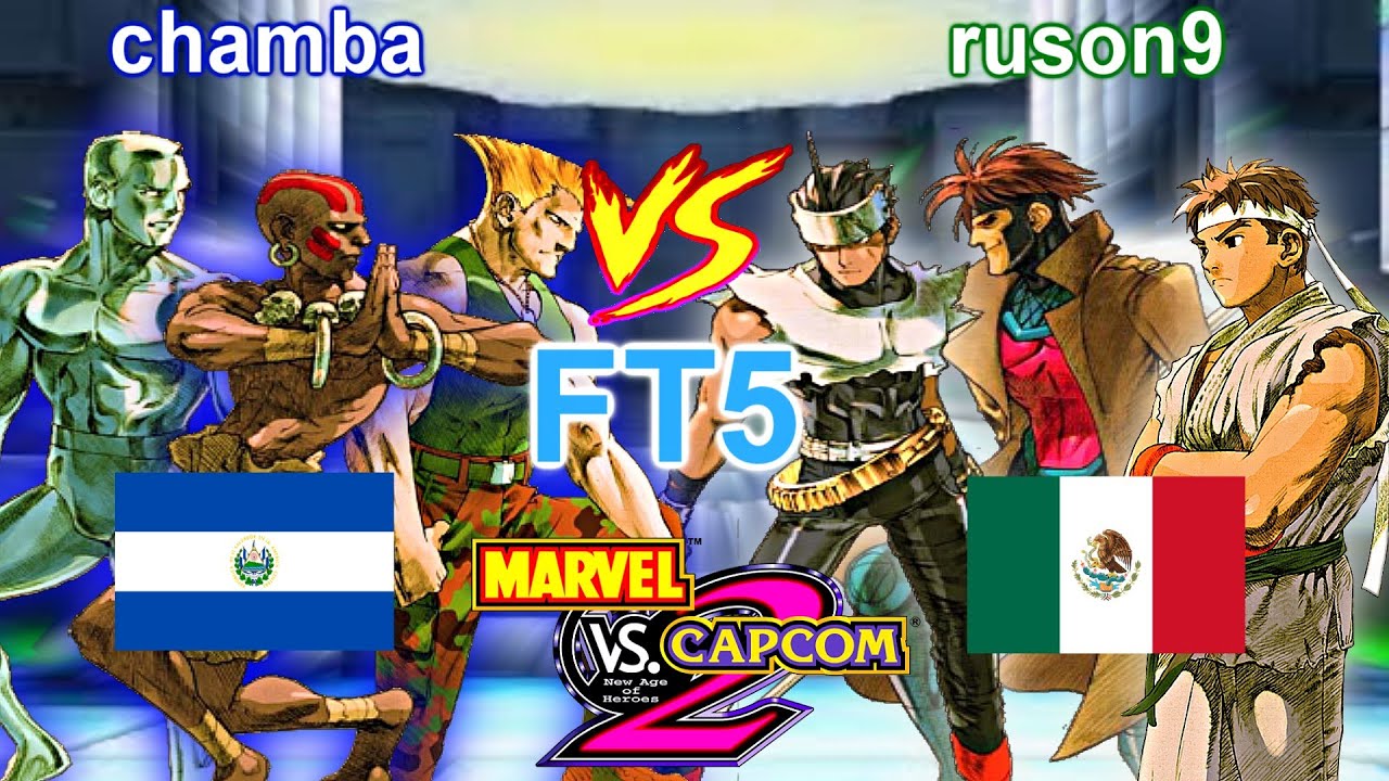 Marvel vs Capcom 2: New Age of Heroes - chamba vs ruson9 FT5