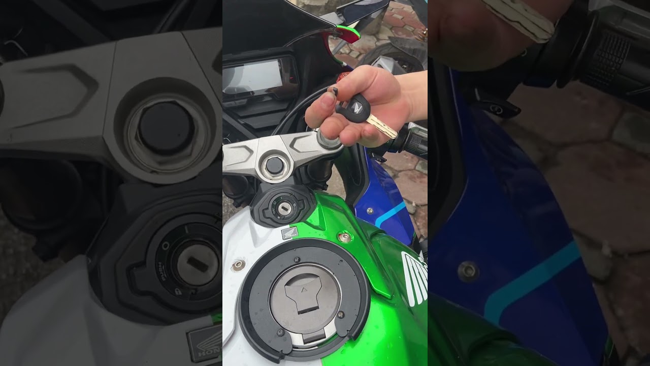 Quy tr&igrave;nh l&agrave;m th&ecirc;m ch&igrave;a kho&aacute; hiss pkl cbr650rr #tamthokhoa #smartkeygiare #chongtromxemay