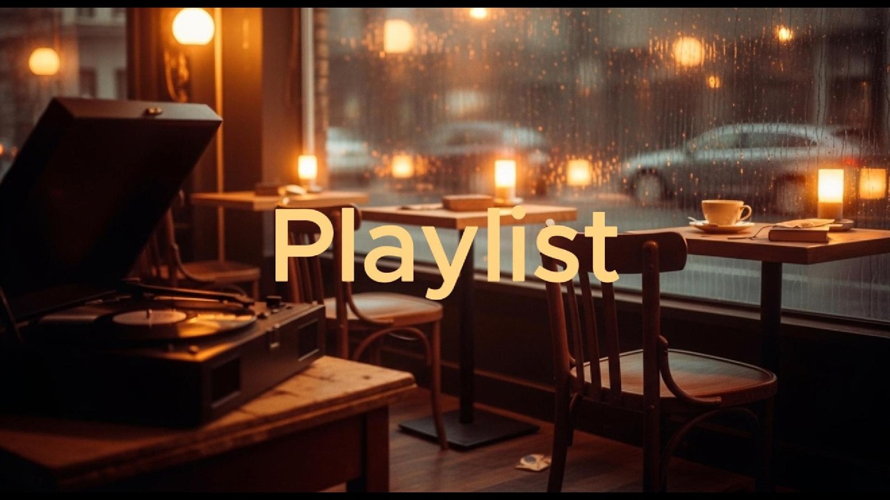 A rainy spring night café playlist. [AtoZ mood]