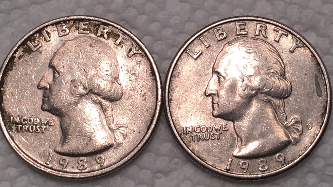 US 1989 Quarter Dollar Coin Reset