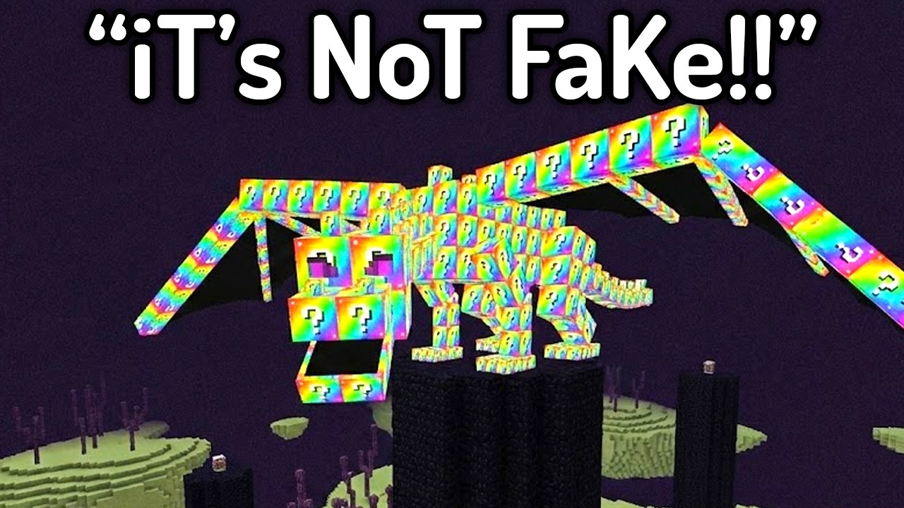 The FUNNIEST FAKE Minecraft Speedruns EVER...