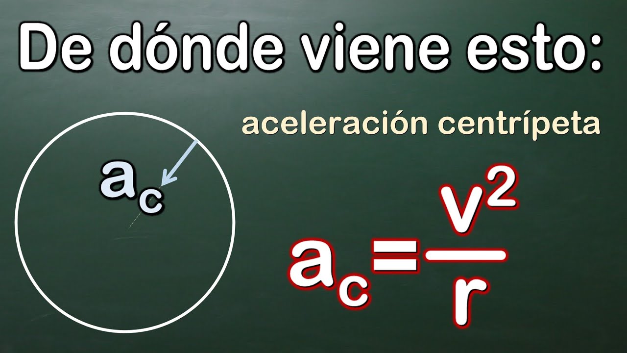 DEDUCCIÓN DE LA FÓRMULA DE LA ACELERACIÓN CENTRÍPETA. Física Básica