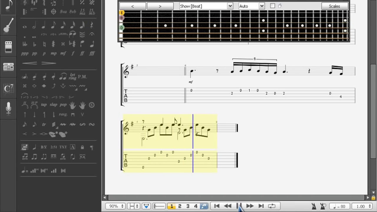 GUITAR PRO видео урок. Набираем ноты CHI MAY. GuitarMe School | Александр Чуйко