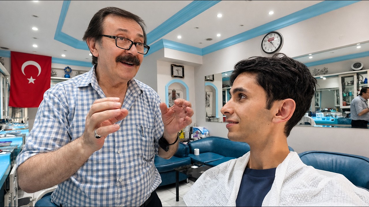 Old School Turkish Barber Massage to Melt Stress Away