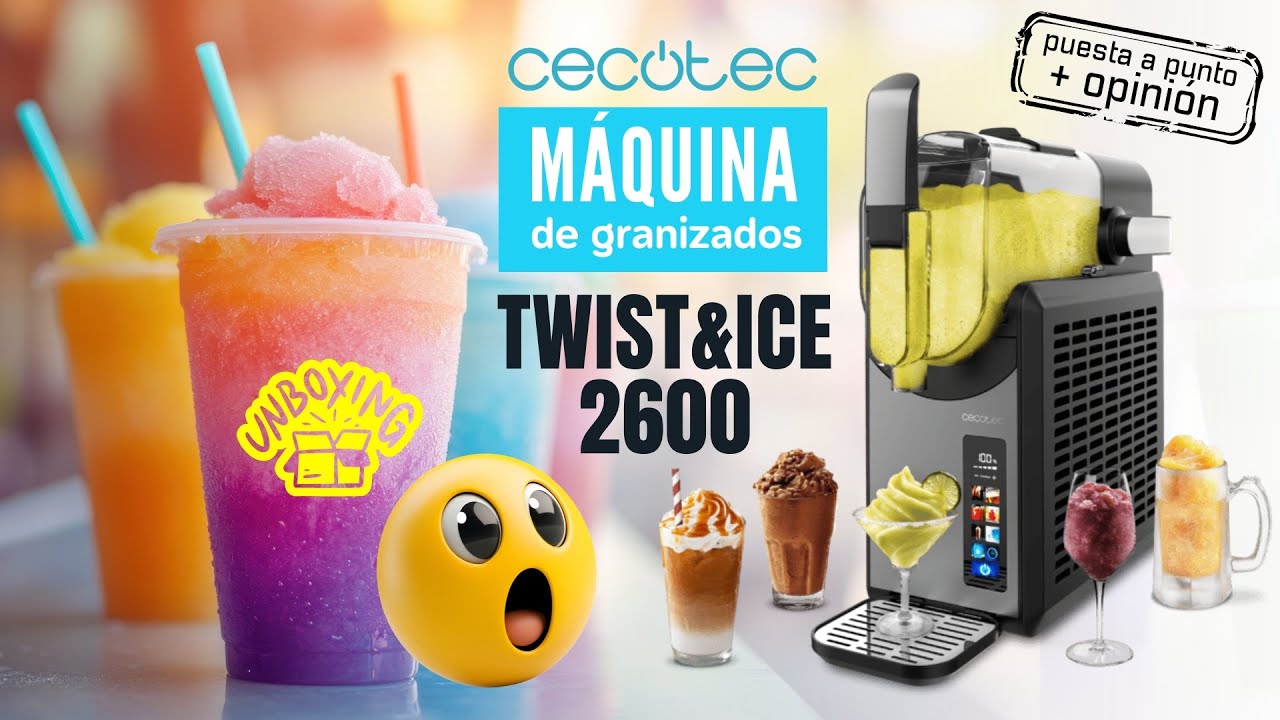 El SECRETO para el 🥤 GRANIZADO PERFECTO en casa 🤫 | Pruebo la Twist&Ice 2600 de Cecotec