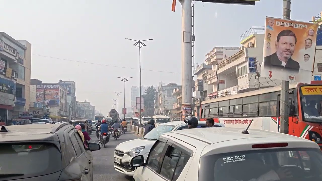 #video Gorakhpur Nanda nagar road🛣️#reels #india #youtubeshorts #tractorglobal #gadi #gadiwalagaming
