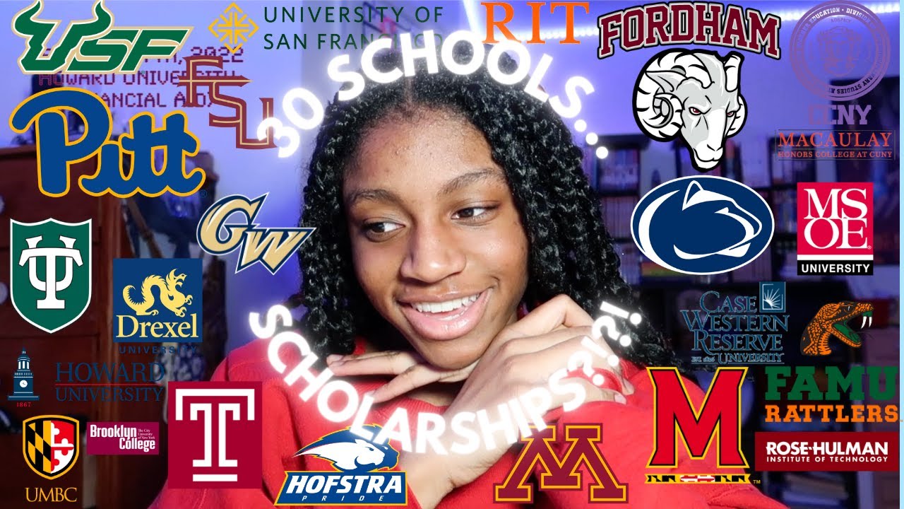 College Decision Reactions 2022 (30 Schools!, Scholarships Included!)