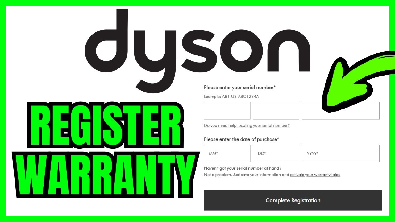 How To REGISTER Your Dyson Product Warranty (QUICK & EASY) 2026