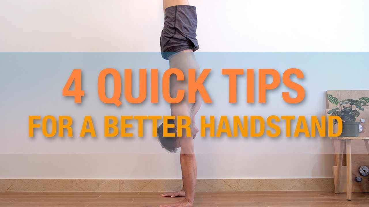 4 Instant Things You Can Do Right Now To Better Our Handstand - Beginner Level #handbalance
