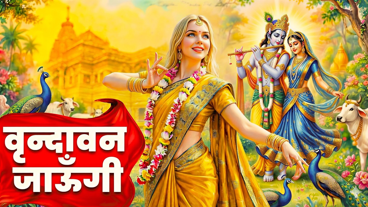 Vrindavan Jaungi | वृन्दावन जाउंगी | मेरे उठे विरह में पीर | Krishna Bhajan 2026 | #krishna #radhe