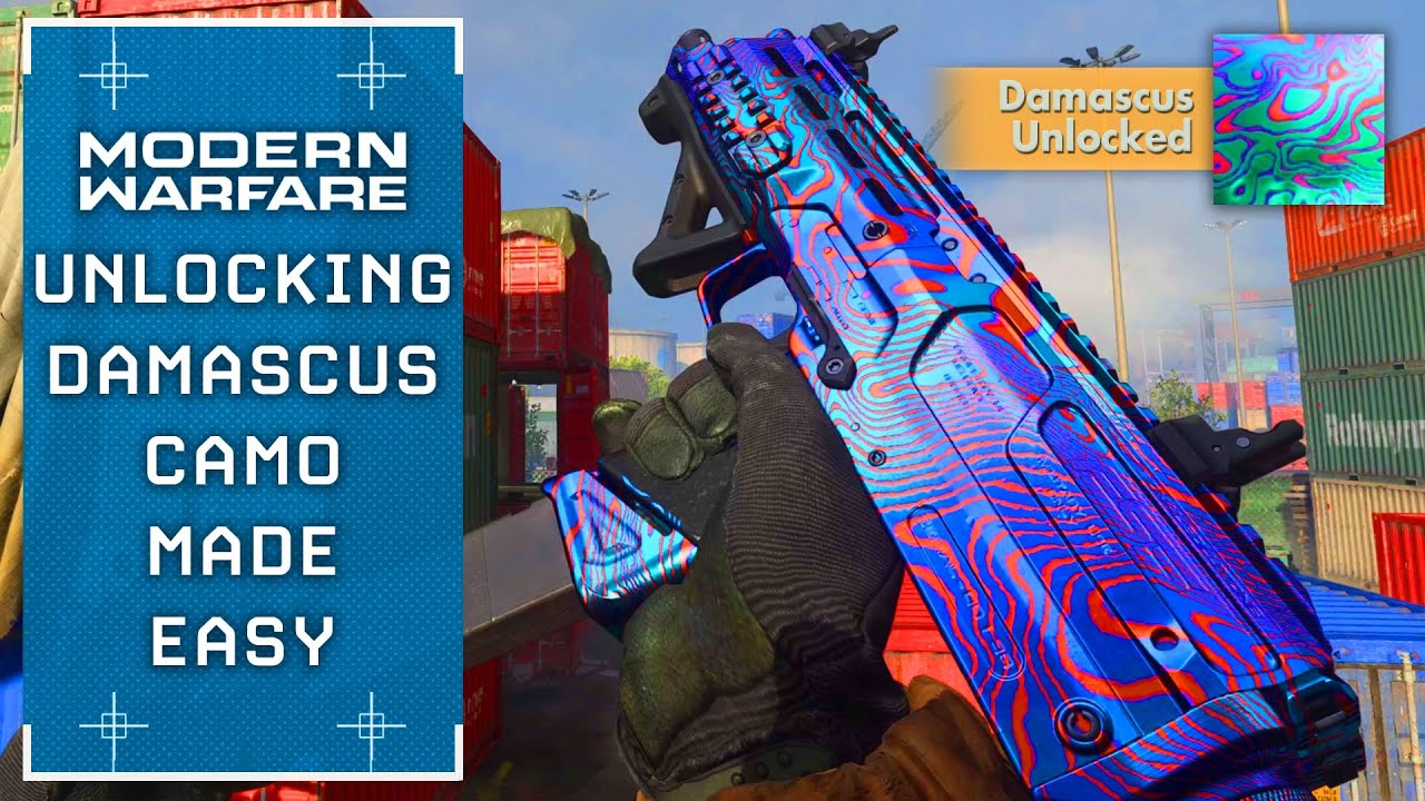 Modern Warfare: The SECRETS to UNLOCKING DAMASCUS Made EASY (Mastery Camo Guide)