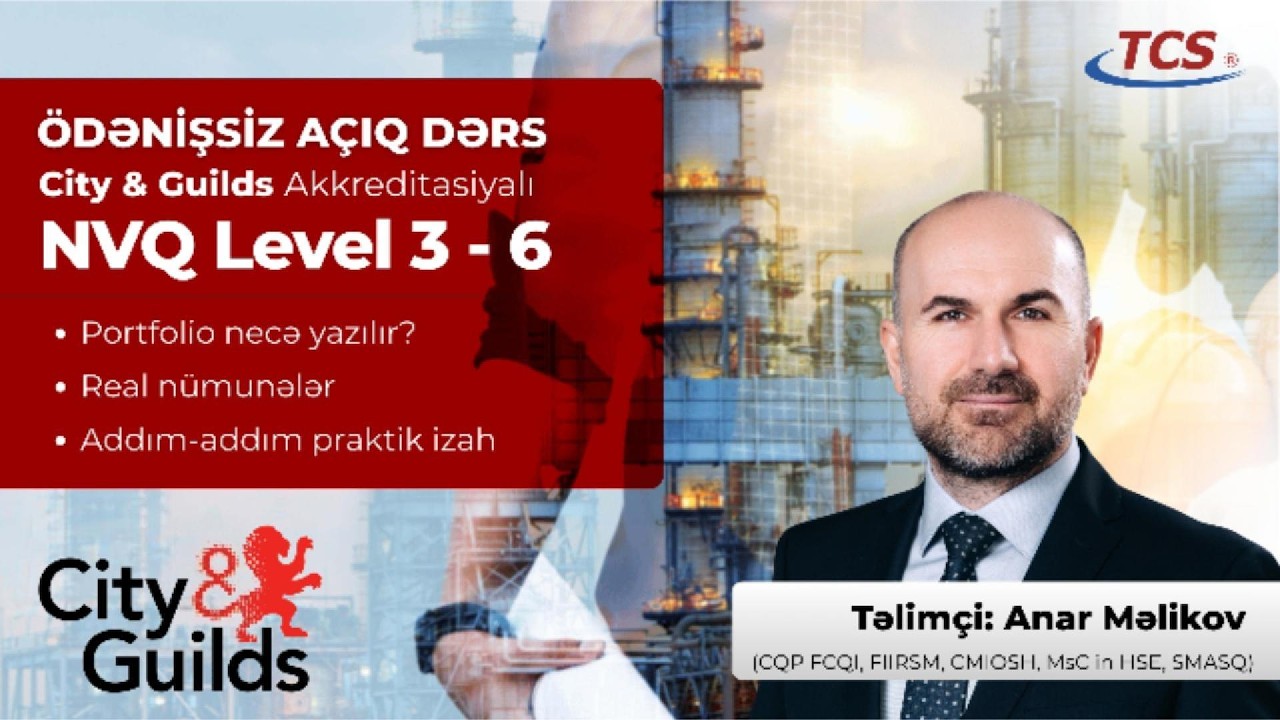 NVQ Level 3-6 | Açıq Dərs