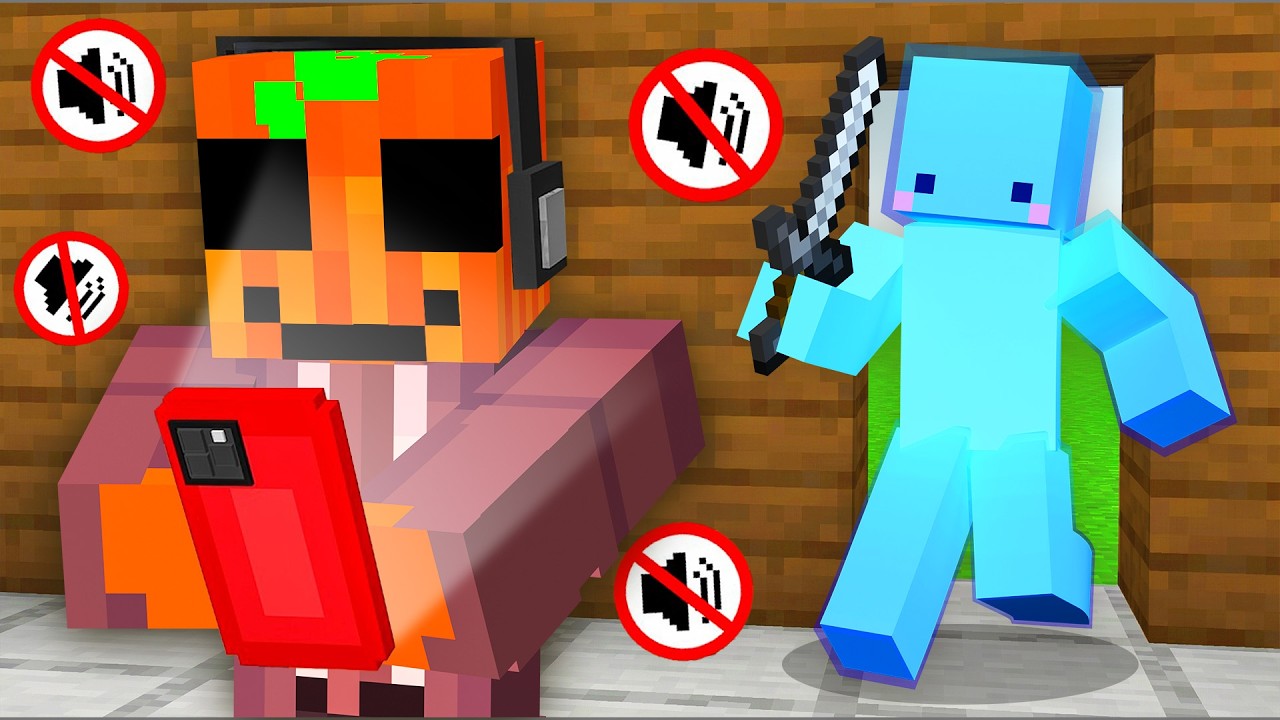 Ignorando a AWITA por 24 HORAS en Minecraft!