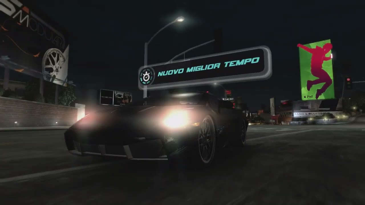 Midnight Club L.A. - Hollywood Time Trial w/ Gallardo (1.34.71)