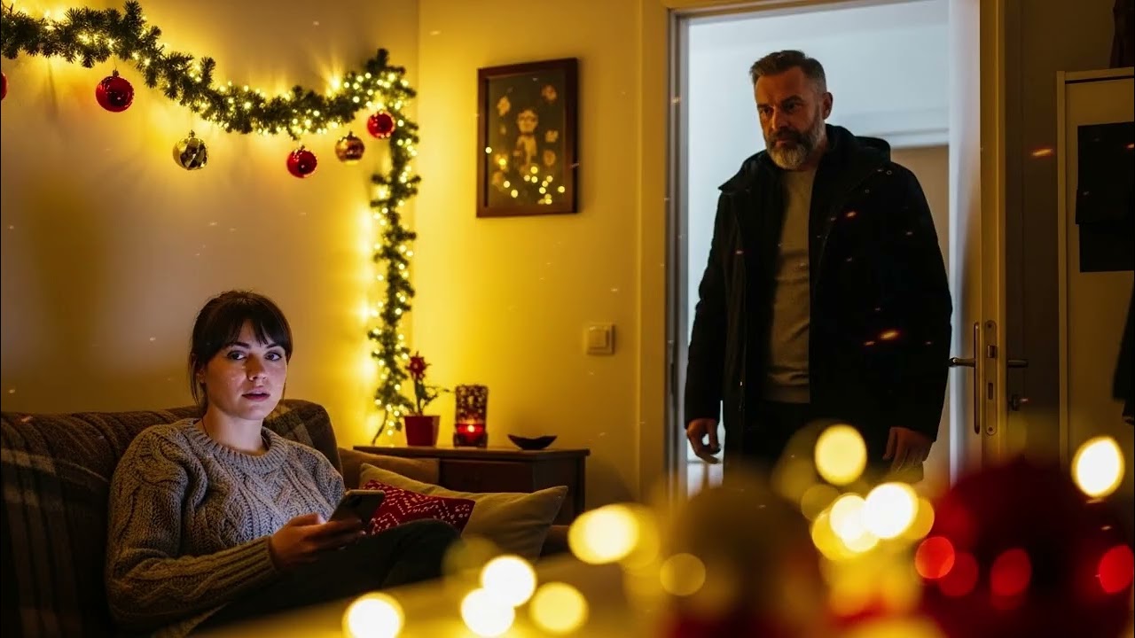 Mijn ex liet me zitten op kerstavond—een oudere buur klopte  “Je slaapt vannacht niet alleen”