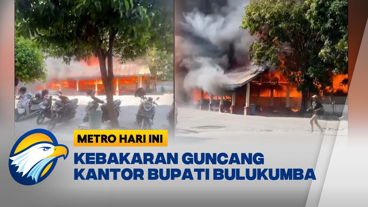 4 Mobil Dinas Terbakar di Kantor Bupati Bulukumba - [Metro Hari Ini]