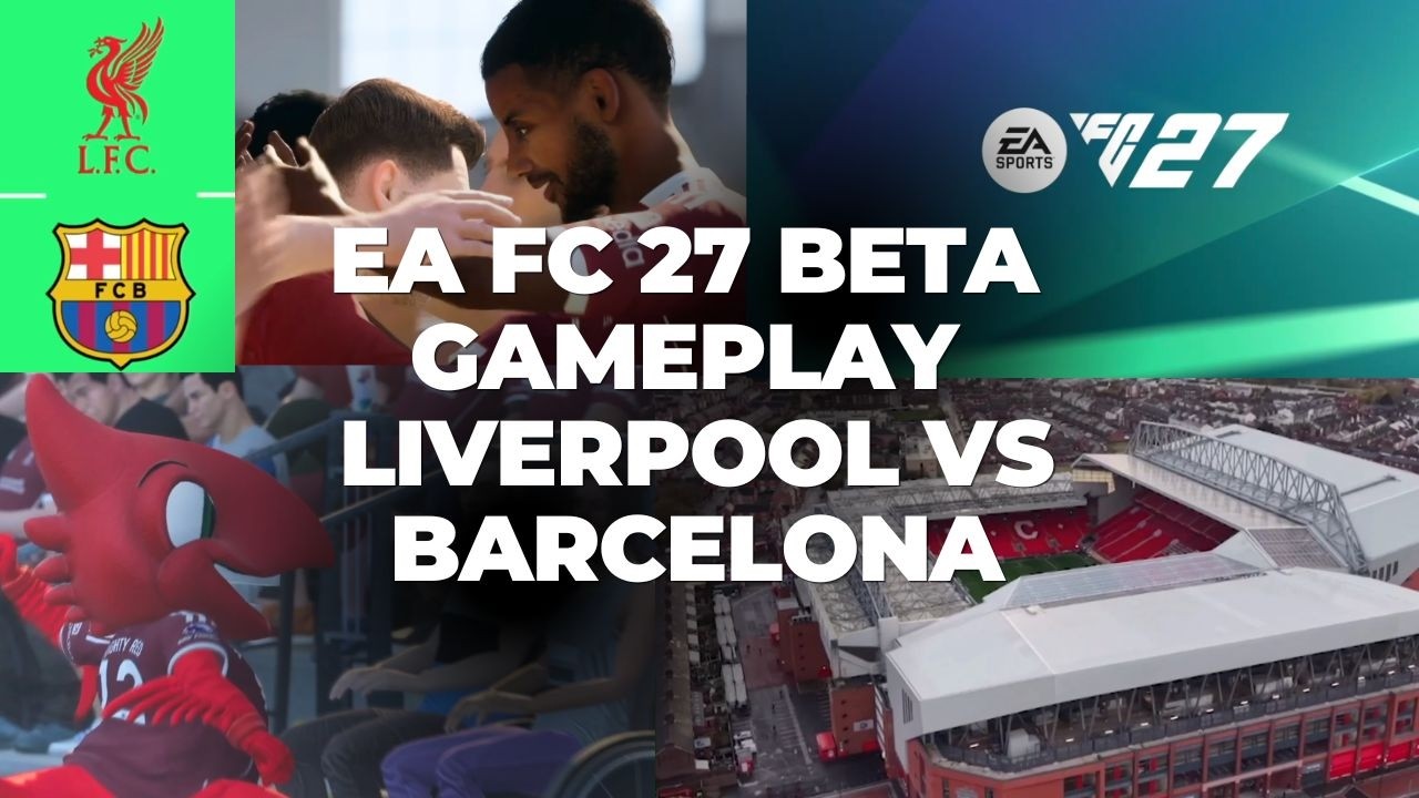 EA FC 27 Геймплей Ливерпуль против Барселоны