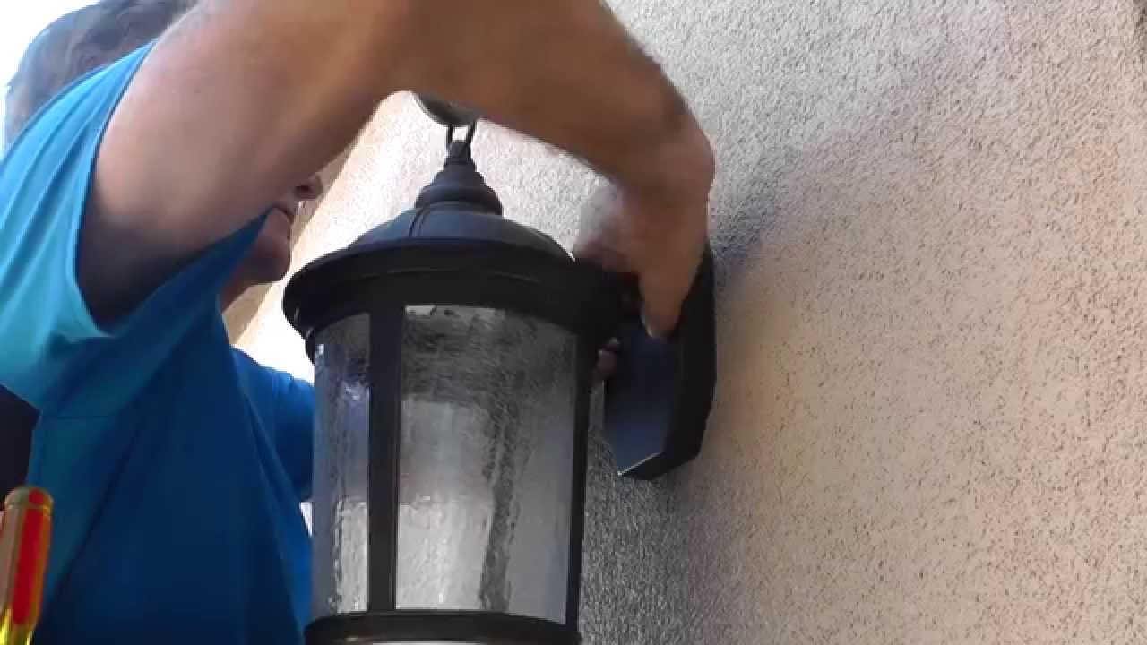 How to Install Outdoor Light Fixtures - Be Your Own Handyman @ Home