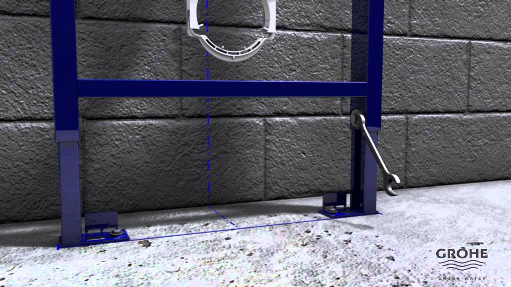 Grohe Rapid SL potinkinio WC rėmo montavimas