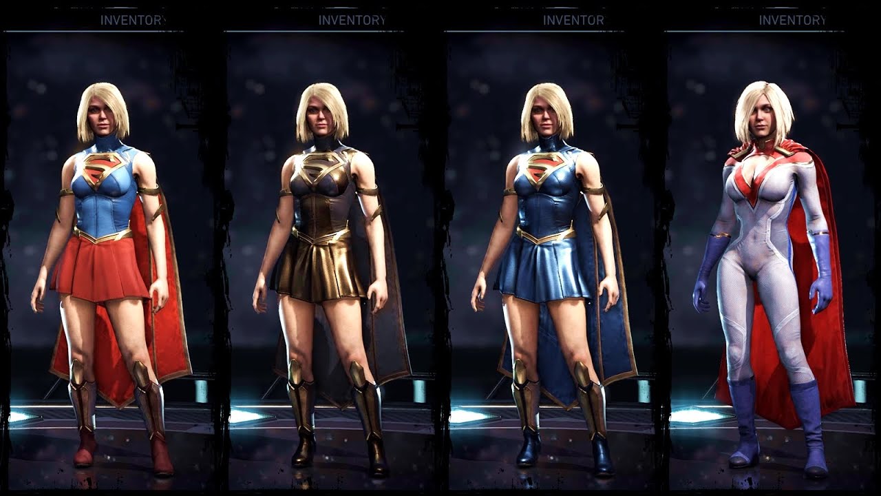 Supergirl - Gear and Skin Showcase - Injustice 2