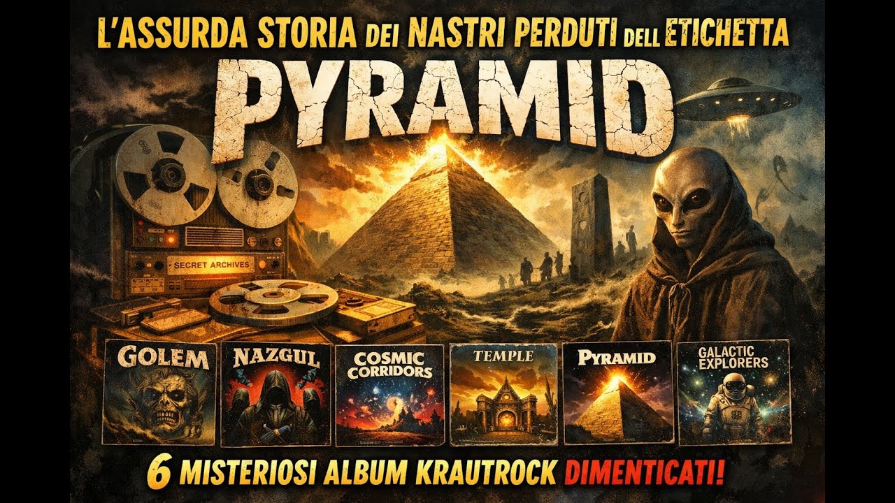 6 dischi ritrovati del krautrock: la misteriosa storia dei nastri dell'etichetta Pyramid
