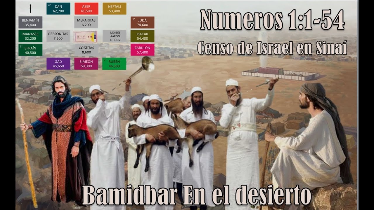 01-Números 1:1-54/Censo de Israel en Sinai