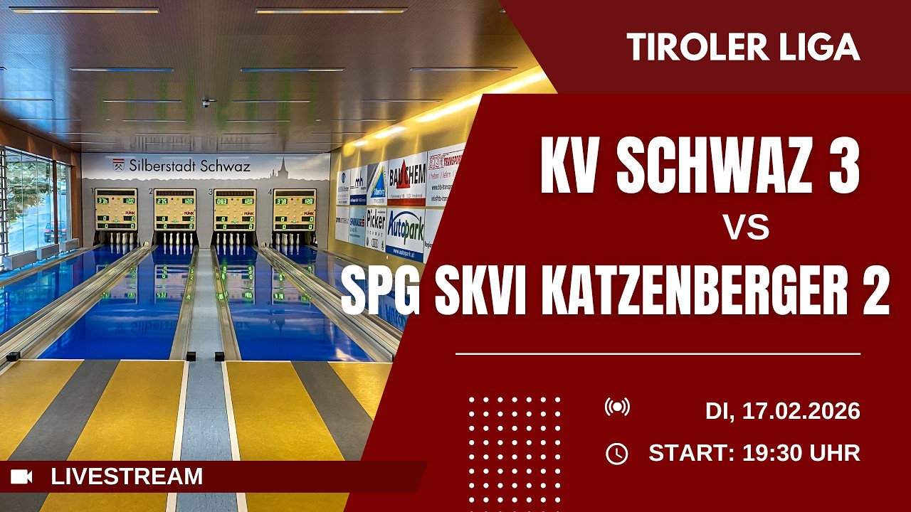 KV Schwaz III vs. SPG SKVI Katzenberger 2 | Kegeln | Tiroler Liga