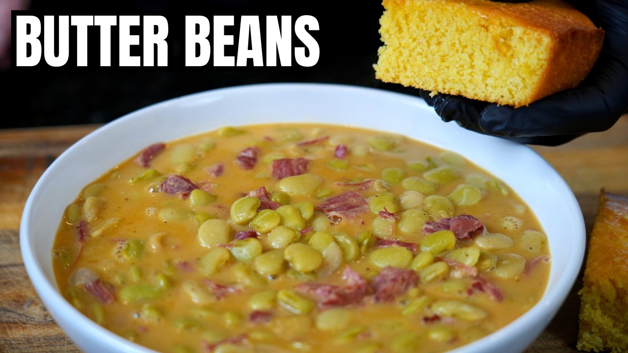 This Was My FAVORITE Childhood Meal (Southern Style Butter Beans Recipe)