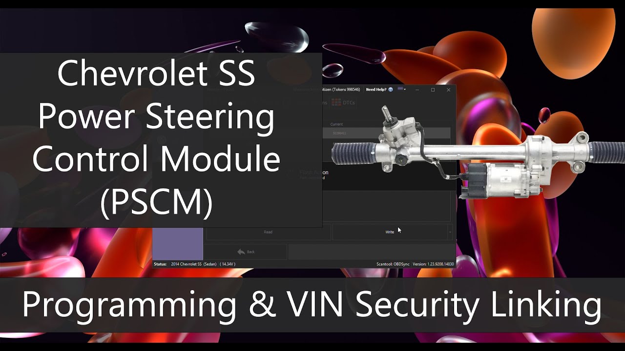 Chevrolet SS Power Steering Control Module (PSCM) Replacement Programming & VIN Security Linking
