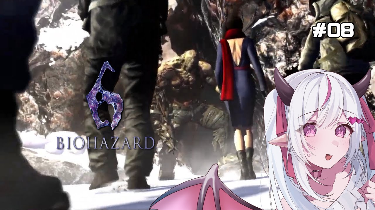 【BIOHAZARD 6】7人の主人公と悪魔 #8【夜深ねるの】