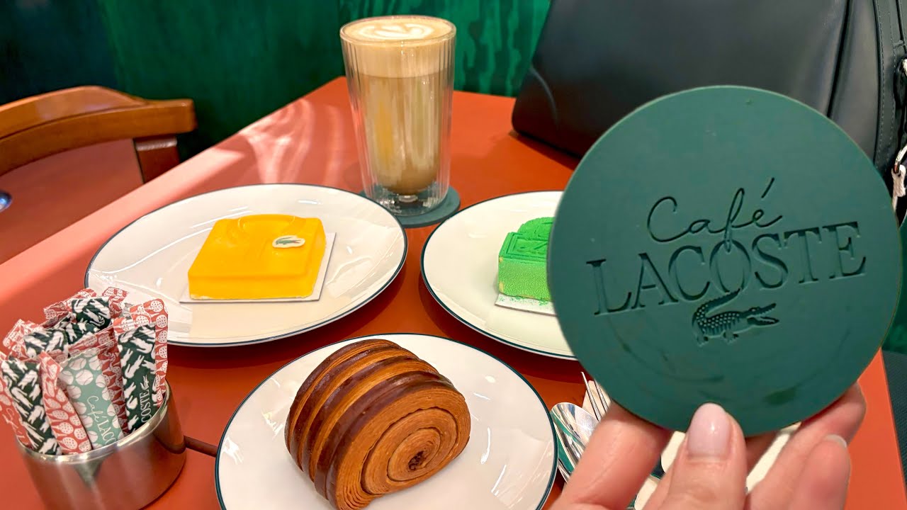 Le Café Lacoste - համանուն առաջին սրճարանը Փարիզում#france #paris #lacoste#latte#lilitfrance#food 