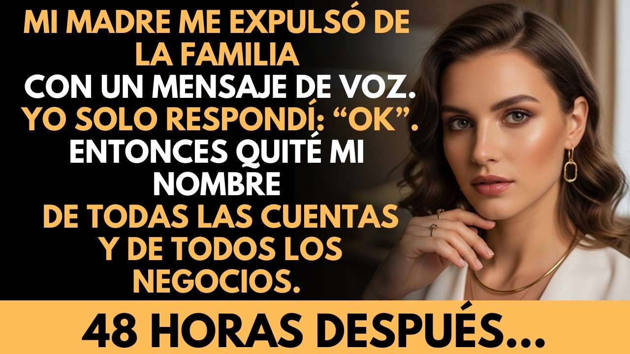 Mi madre dijo: “No vuelvas a contactarnos” — 48 horas después me suplicaban arreglar su desastre...
