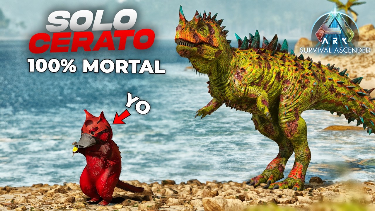 ARK pero REEMPLACÉ cada DINO por un CERATOSAURIO...