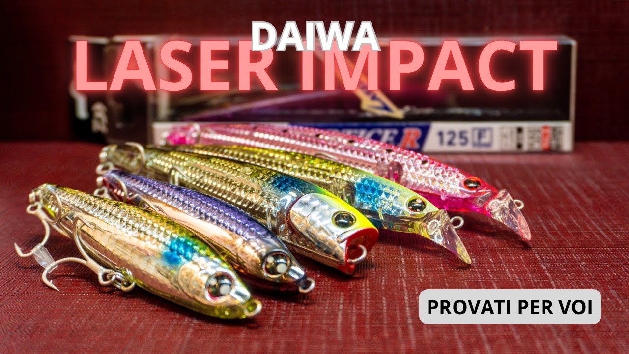 DAIWA LASER IMPACT | Prova in mare di 4 artificiali + 2 catture spettacolari!